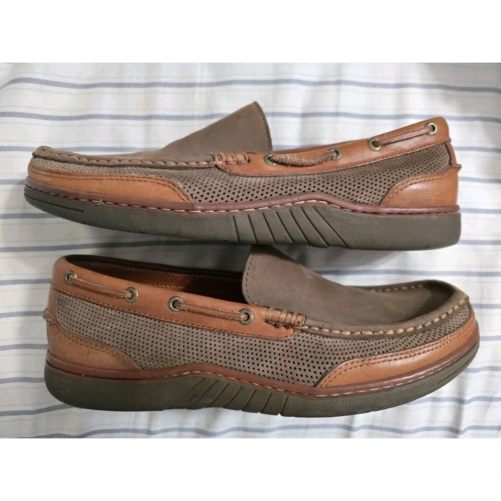 Men's Tommy Bahama Leather Slip-On Loafers - Size 9.5M